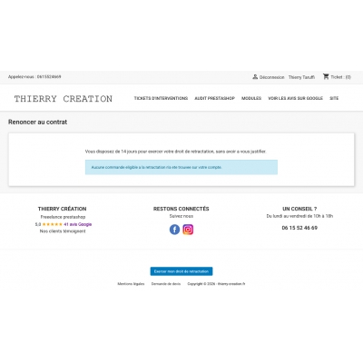 Module PrestaShop conforme à l'obligation légale du 19 juin 2026