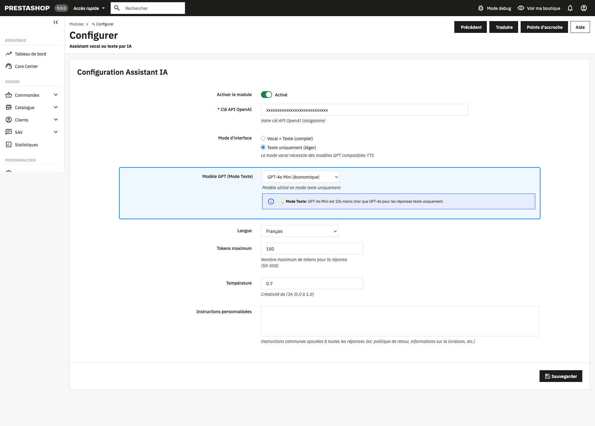 assistant-produit-IA-administration-mode-texte